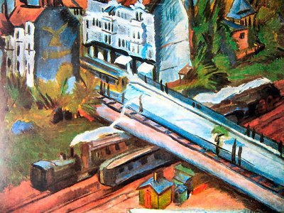 Railway Overpass by Ernst Ludwig Kirchner